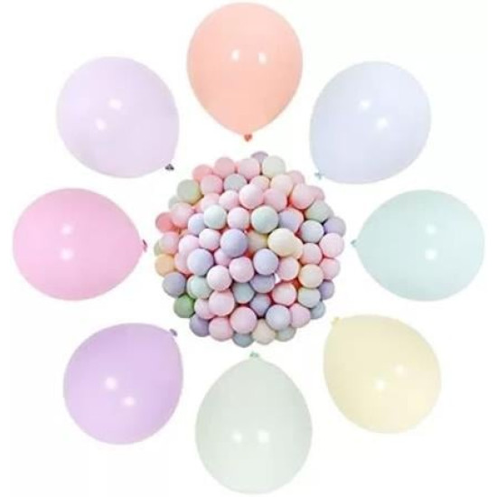 Léggömb, 30cm, macaron, vegyes pasztell színek