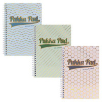 Spirálfüzet, A5, vonalas, 200 lap, PUKKA PAD "Haze Jotta", vegyes szín Spirálfüzet, A5, vonalas, 200 lap, PUKKA PAD "Haze Jotta", vegyes szín
