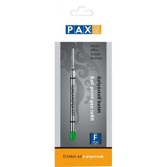 Golyóstollbetét, 0,8 mm, PAX, zöld