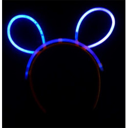 Fejpánt, sötétben világító, műanyag, neon színek