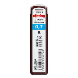 Grafitbél, B, 0,7 mm, ROTRING Grafitbél, B, 0,7 mm, ROTRING