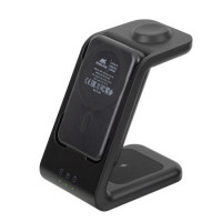 Töltőállomás, vezeték nélküli, mágneses, 5000mAh, RIVACASE "VA4917"