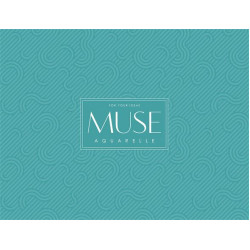 Vázlatfüzet, akvarell, A4+, 300 g, 15 lap, SHKOLYARYK "Aquarelle Muse"