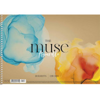 Vázlatfüzet, spirál, akvarell, A4, 20 lap, 300 g, SHKOLYARYK "Aquarelle Muse" Vázlatfüzet, spirál, akvarell, A4, 20 lap, 300 g, SHKOLYARYK "Aquarelle Muse"