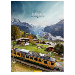 Füzet, tűzött, A4, kockás, 40 lap, SHKOLYARYK "The Elegant Roads", vegyes