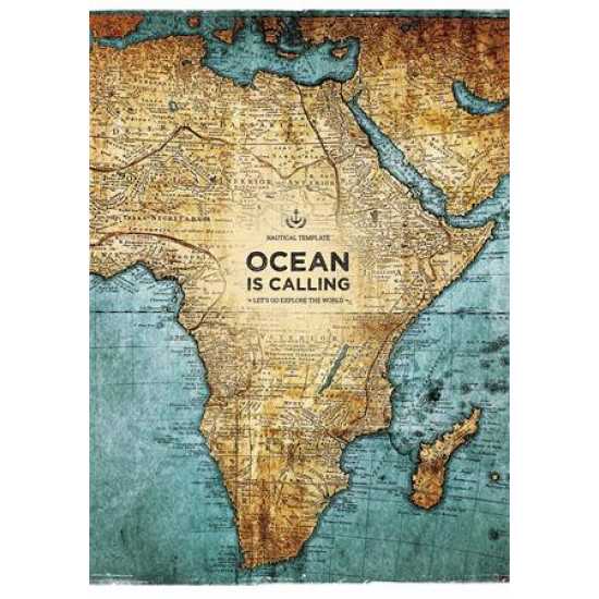 Füzet, tűzött, A4, vonalas, 40 lap, SHKOLYARYK "Ocean is Calling", vegyes Füzet, tűzött, A4, vonalas, 40 lap, SHKOLYARYK "Ocean is Calling", vegyes