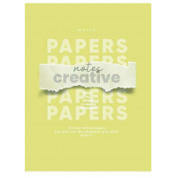 Füzet, tűzött, A5, vonalas, 48 lap, SHKOLYARYK "Notes Creative", vegyes