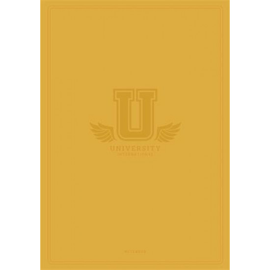 Füzet, tűzött, A4, kockás, 60 lap, SHKOLYARYK "University International", vegyes
