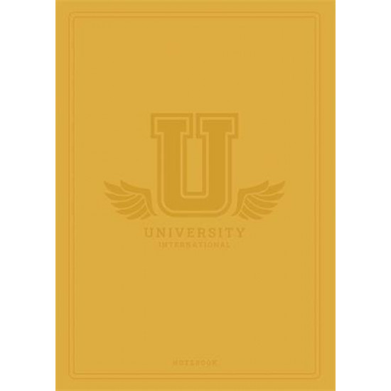 Füzet, tűzött, A5, kockás, 60 lap, SHKOLYARYK "University International", vegyes