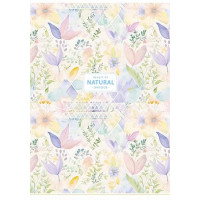 Füzet, tűzött, A4, kockás, 80 lap, SHKOLYARYK "Natural", vegyes Füzet, tűzött, A4, kockás, 80 lap, SHKOLYARYK "Natural", vegyes