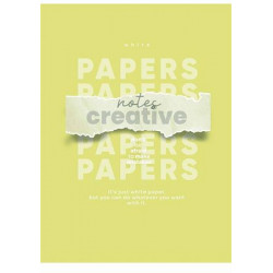 Füzet, tűzött, A4, kockás, 80 lap, SHKOLYARYK "Notes Creative", vegyes