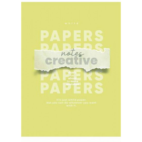 Füzet, tűzött, A4, kockás, 80 lap, SHKOLYARYK "Notes Creative", vegyes
