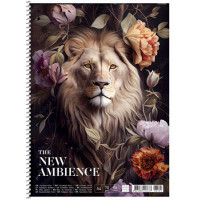 Spirálfüzet, A4+, vonalas, 80 lap, SHKOLYARYK "The New Ambience", vegyes Spirálfüzet, A4+, vonalas, 80 lap, SHKOLYARYK "The New Ambience", vegyes