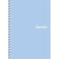 Spirálfüzet, kockás, A6, 80 lap, PP borító, SHKOLYARYK "Genius Pastel", vegyes Spirálfüzet, kockás, A6, 80 lap, PP borító, SHKOLYARYK "Genius Pastel", vegyes