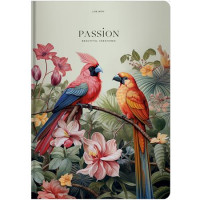 Jegyzetfüzet, A4, kockás, 80 lap, keményfedeles, SHKOLYARYK "Passion" Jegyzetfüzet, A4, kockás, 80 lap, keményfedeles, SHKOLYARYK "Passion"