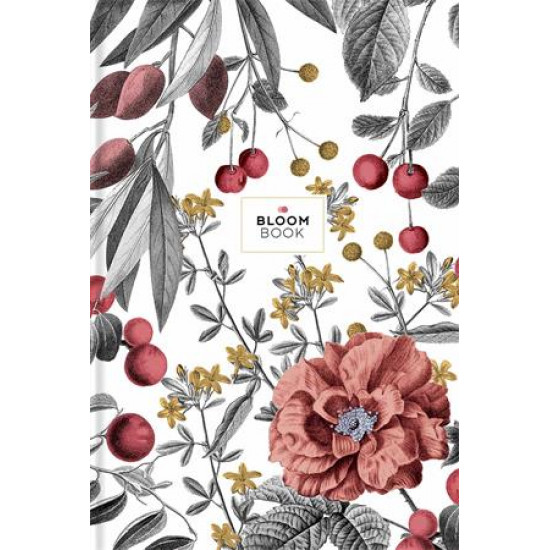 Jegyzetfüzet, B5, vonalas, 80 lap, SHKOLYARYK "Bloom Book", vegyes