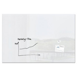 Mágneses üvegtábla, 120x180 cm, SIGEL "Artverum® ", fehér