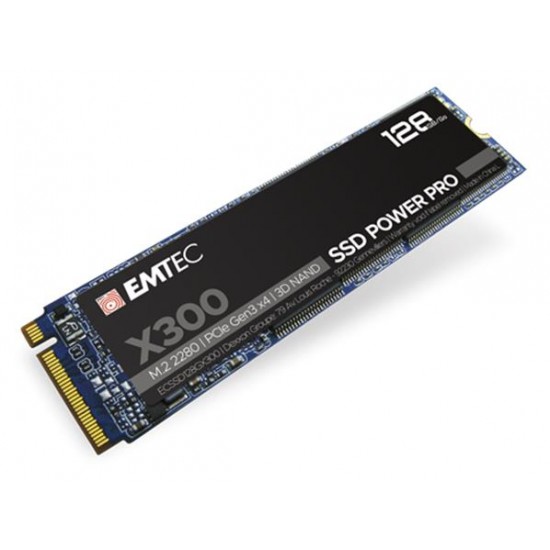 SSD (belső memória), 128GB, M2 NVMe, 1500/500 MB/s, EMTEC "X300"