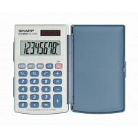 Zsebszámológép, 8 számjegy, fedeles, SHARP "EL-243S"