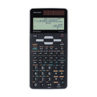 Számológép, tudományos, 640 funkció, SHARP "EL-W506TBSL", szürke-fekete Számológép, tudományos, 640 funkció, SHARP "EL-W506TBSL", szürke-fekete