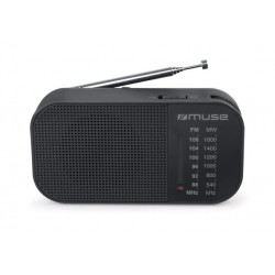 Rádió, hordozható, MUSE, "M-025R", fekete Rádió, hordozható, MUSE, "M-025R", fekete