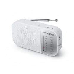 Rádió, hordozható, MUSE, "M-025RW", fehér Rádió, hordozható, MUSE, "M-025RW", fehér