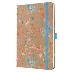 Naptár, A5, heti, 2027, kemény borító, SIGEL "Jolie", Blue Floral Serenity