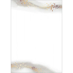 Előnyomott papír, kétoldalas, A4, 90 g, SIGEL, arany pöttyözés