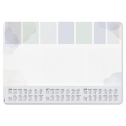 Könyökalátét, 595x410 mm, 3 éves és heti tervezővel, SIGEL "Pastel" Könyökalátét, 595x410 mm, 3 éves és heti tervezővel, SIGEL "Pastel"