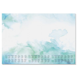 Könyökalátét, 595x410 mm, 3 éves és heti tervezővel, SIGEL "Watercolor Sea" Könyökalátét, 595x410 mm, 3 éves és heti tervezővel, SIGEL "Watercolor Sea"