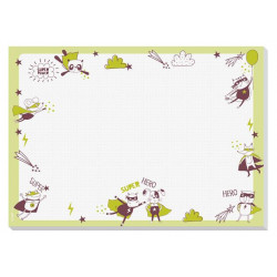 Könyökalátét, A3, gyermekeknek, SIGEL "Kis Hősök"