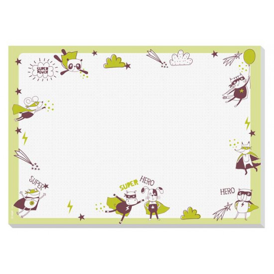 Könyökalátét, A3, gyermekeknek, SIGEL "Kis Hősök"