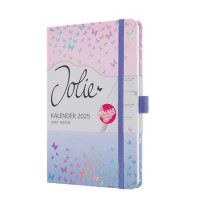 Naptár, A5, heti, 2025, kemény borító, SIGEL "Jolie", Butterfly Confetti Candy Naptár, A5, heti, 2025, kemény borító, SIGEL "Jolie", Butterfly Confetti Candy