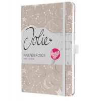 Naptár, A5, heti, 2025, kemény borító, SIGEL "Jolie", Cosmic Fantasy Beige Naptár, A5, heti, 2025, kemény borító, SIGEL "Jolie", Cosmic Fantasy Beige