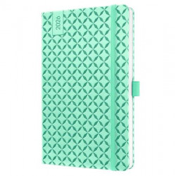 Naptár, A6, heti, 2026, kemény borító, SIGEL "Jolie", menta zöld