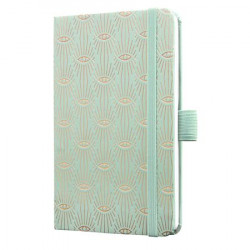 Naptár, A6, heti, 2026, kemény borító, SIGEL "Jolie", Mystic Aquamarin