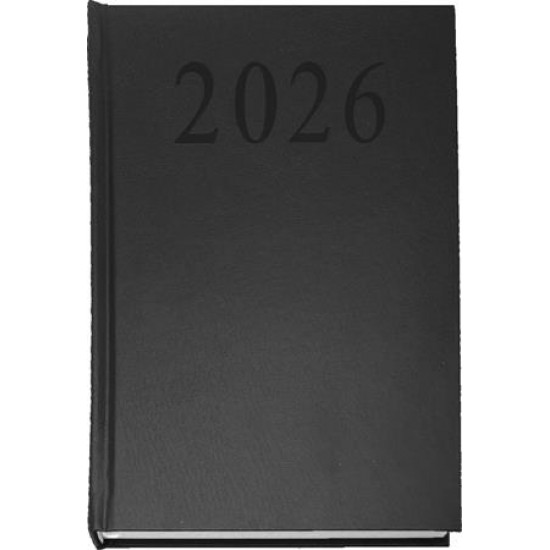 Naptár, tervező, A5, napi, 2026, SAKOTA, fekete