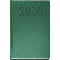 Naptár, tervező, A5, napi, 2026, SAKOTA, zöld