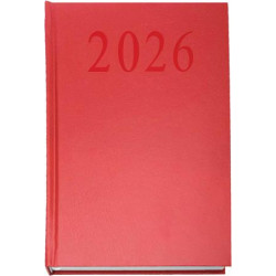 Naptár, tervező, A5, napi, 2026, SAKOTA, bordó