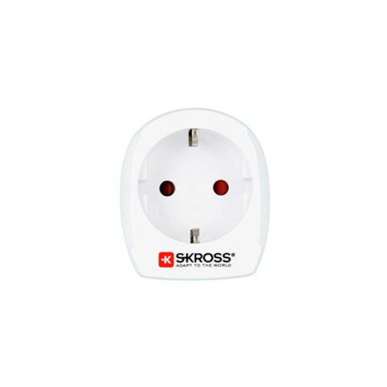 Adapter, Egyesült Királyságba utazóknak, földelt, SKROSS