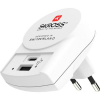 Hálózati töltő, 1xUSB-A, 1xUSB-C, SKROSS Hálózati töltő, 1xUSB-A, 1xUSB-C, SKROSS