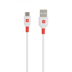 Töltőkábel, USB-A/USB-C, 1,2m, SKROSS, fehér Töltőkábel, USB-A/USB-C, 1,2m, SKROSS, fehér