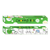 Színező tekercs, öntapadó, 31x355 cm, STICK N, erdei állatok