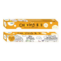 Színező tekercs, öntapadó, 31x355 cm, STICK N, vidám délután