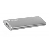 SSD (külső memória) 120 GB, USB 3.1, VERBATIM "Vx500", szürke