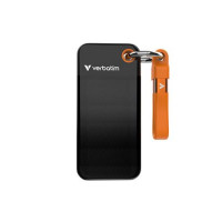 SSD (külső memória) 1TB, USB 3.2 Gen2, VERBATIM "Pocket SSD", fekete/narancs SSD (külső memória) 1TB, USB 3.2 Gen2, VERBATIM "Pocket SSD", fekete/narancs