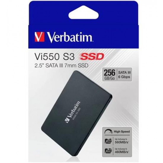 SSD (belső memória), 1TB, SATA 3, 535/560MB/s, VERBATIM "Vi550"