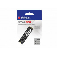 SSD (belső memória), 1TB, PCIe NVMe M2, 3300/1300 MB/s, VERBATIM "Vi3000" SSD (belső memória), 1TB, PCIe NVMe M2, 3300/1300 MB/s, VERBATIM "Vi3000"