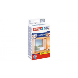 Szúnyogháló, ablakra, tépőzáras, 1,3 x 1,3 m, TESA® "Comfort", fehér Szúnyogháló, ablakra, tépőzáras, 1,3 x 1,3 m, TESA® "Comfort", fehér