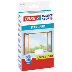 Szúnyogháló, ablakra, tépőzáras, 1,1 x 1,3 m, TESA, fehér Szúnyogháló, ablakra, tépőzáras, 1,1 x 1,3 m, TESA, fehér